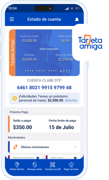 App Tarjeta amiga