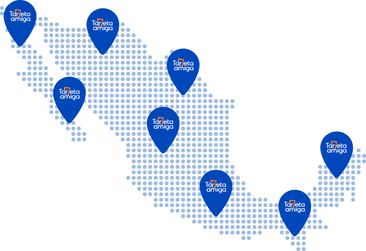 Mapa de Tarjeta amiga